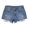 Pantaloncino in jeans GCDS