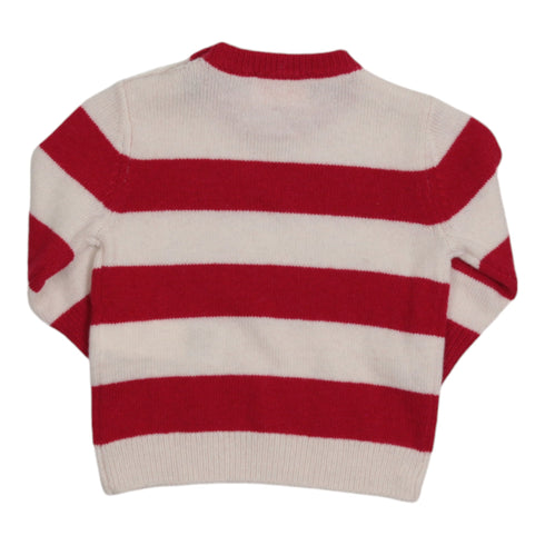Maglione girocollo Diesel in misto lana a righe