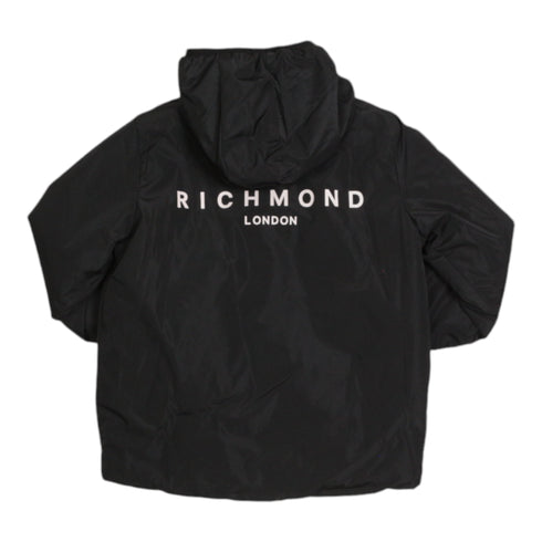 Giubbotto Richmond reversibile nero e grigio.