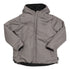 Giubbotto Richmond reversibile nero e grigio.