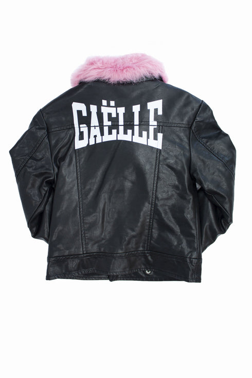 Giubbotto Gaellè in eco pelle modello chiodo