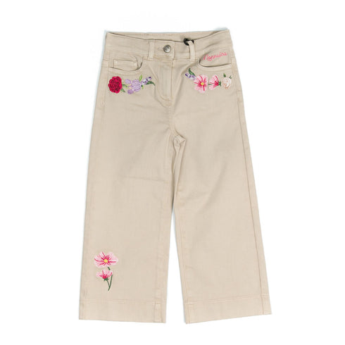 Jeans 5 tasche Monnalisa a palazzo