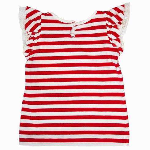 T-Shirt a righe Monnalisa