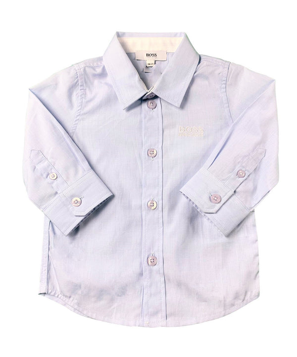 Camicia celeste Hugo Boss